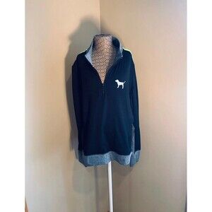 PINK Victoria secret Quarter zip Long Sleeve Shirt Pullover